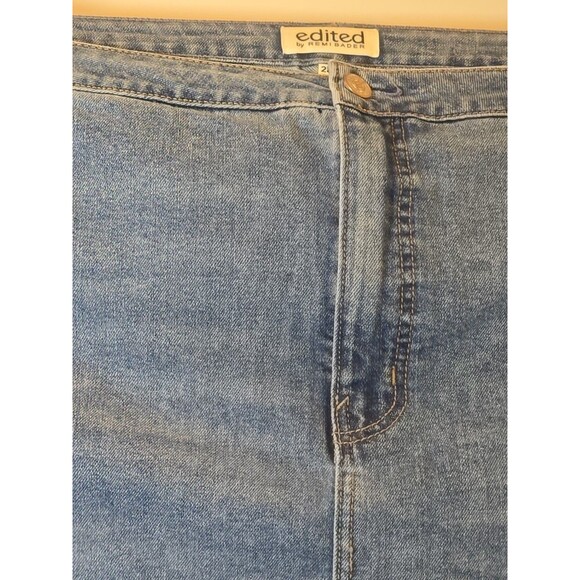 Edited By Remi Bader Denim Skirt Womens 28W - Picture 3 of 7